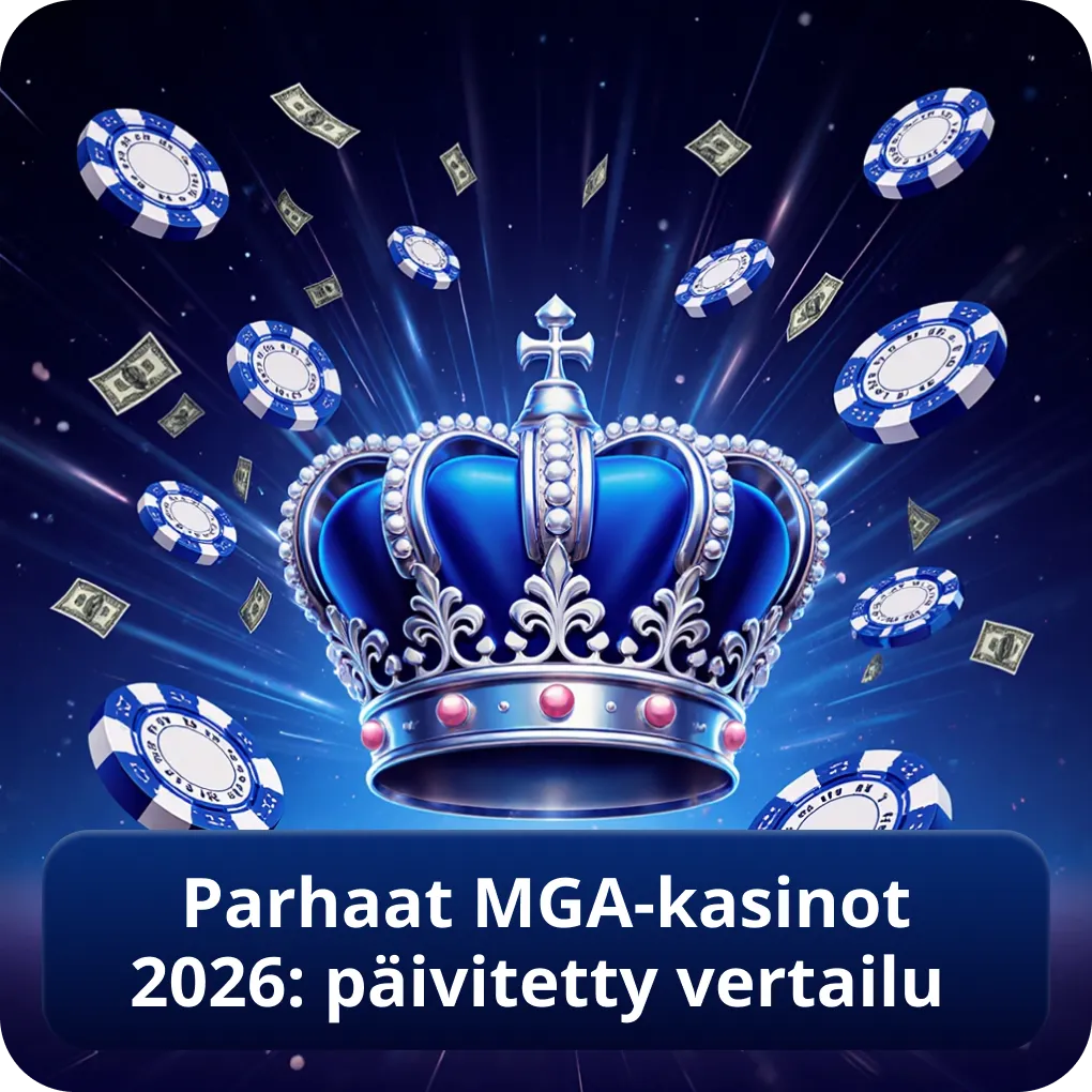 Parhaat MGA-kasinot 2026: päivitetty vertailu