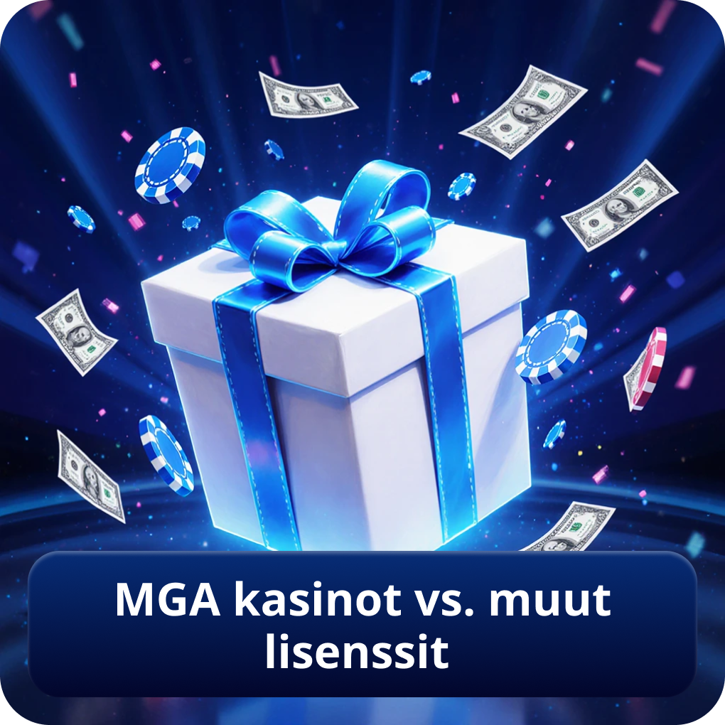 MGA kasinot vs. muut lisenssit